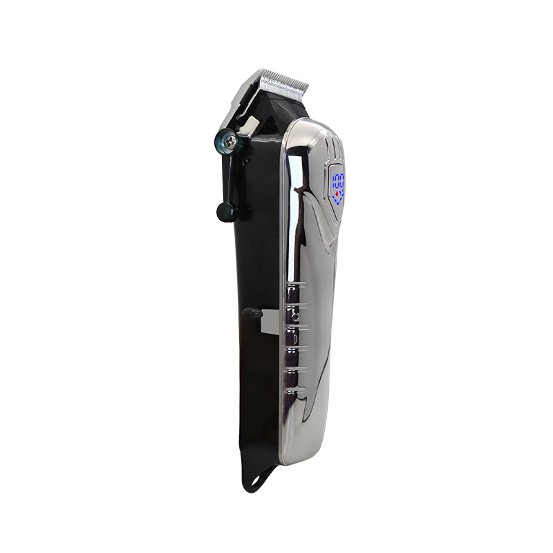 QR D07C Машинка для стрижки волос с цифровым дисплеем, перезаряжаемая через USB