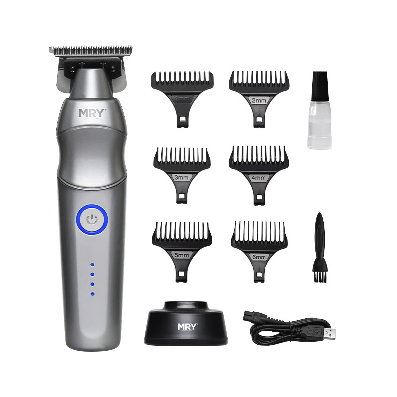 Триммер для волос MR-1912 с литиевой батареей емкостью 1500 мАч, долговечная машинка для стрижки волос