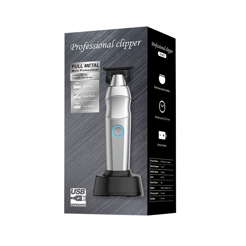 Триммер для волос MR-1912 с литиевой батареей емкостью 1500 мАч, долговечная машинка для стрижки волос