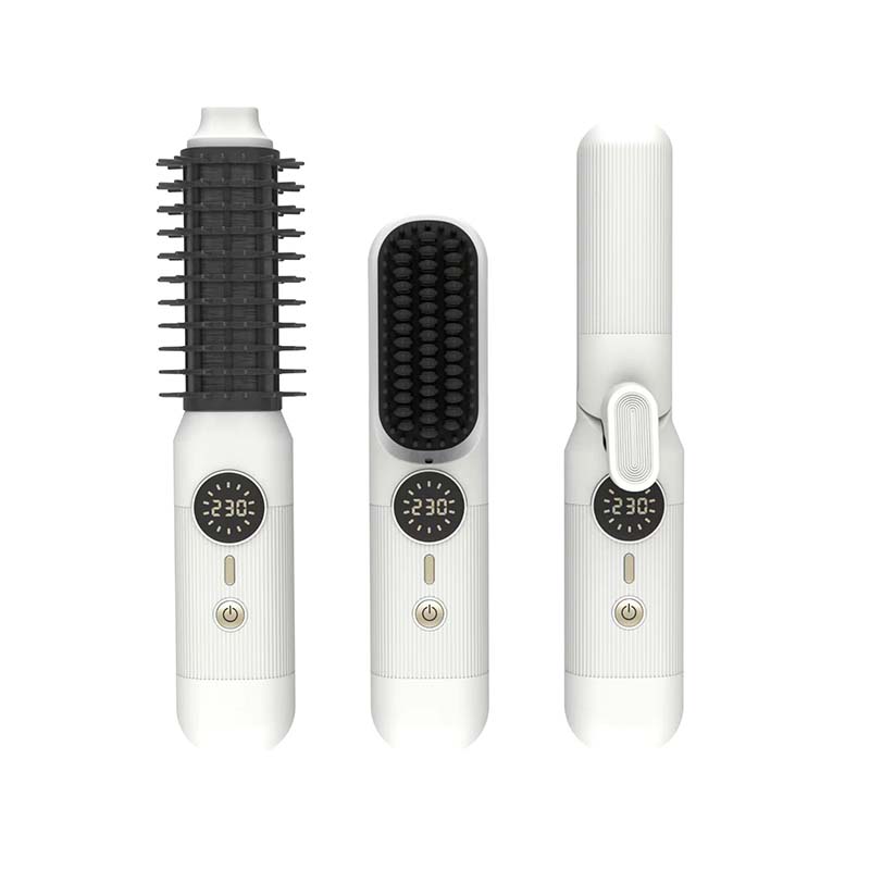 Беспроводная щетка для выпрямления волос MR3105 для портативной и гладкой укладки