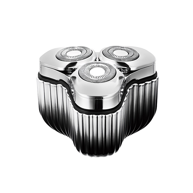 RQ-8027 Комплект мужской роторной бритвы с тремя головками для влажной и сухой уборки, плавающие головки