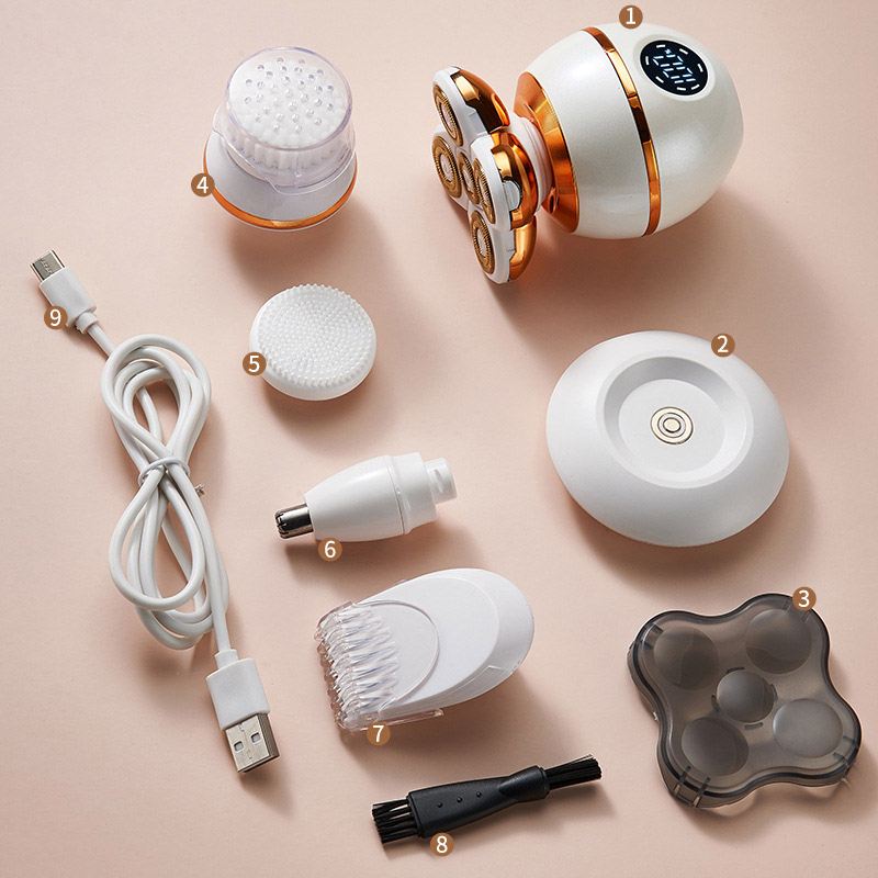 RQ-8870 4D бритва с плавающей головкой, новый дизайн, перезаряжаемая и водонепроницаемая