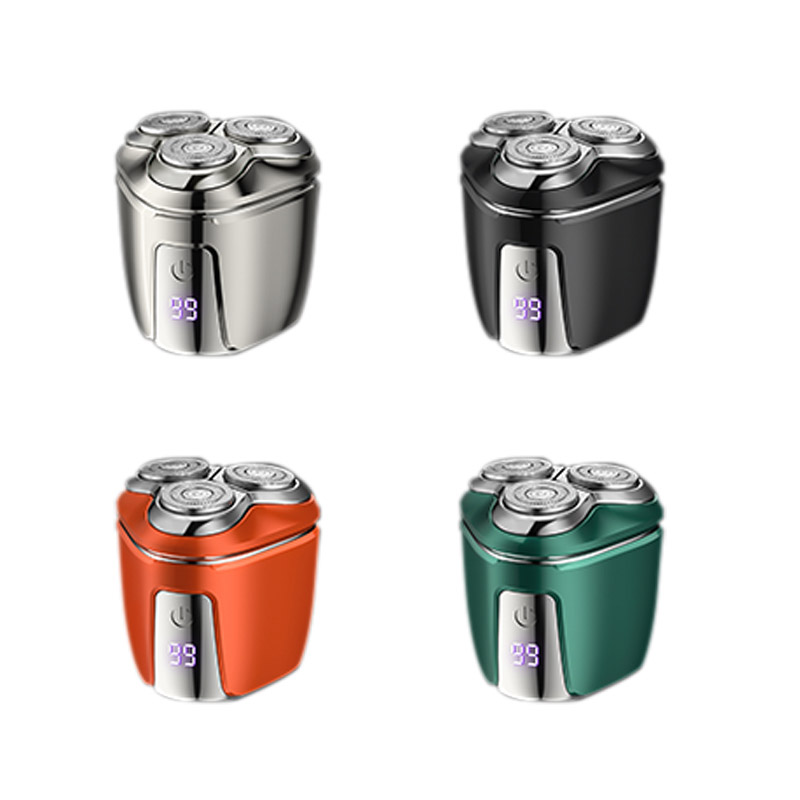 RQ-8916 Мужская электробритва с тремя головками, перезаряжаемая, водонепроницаемая, с плавающей головкой