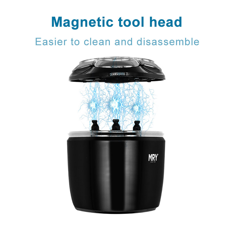 RQ-8916 Мужская электробритва с тремя головками, перезаряжаемая, водонепроницаемая, с плавающей головкой