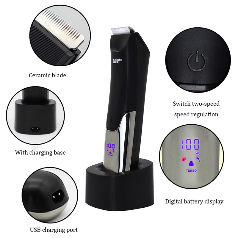 Водонепроницаемый триммер для всего тела MR606 IPX7 Устройство для ухода за всем телом