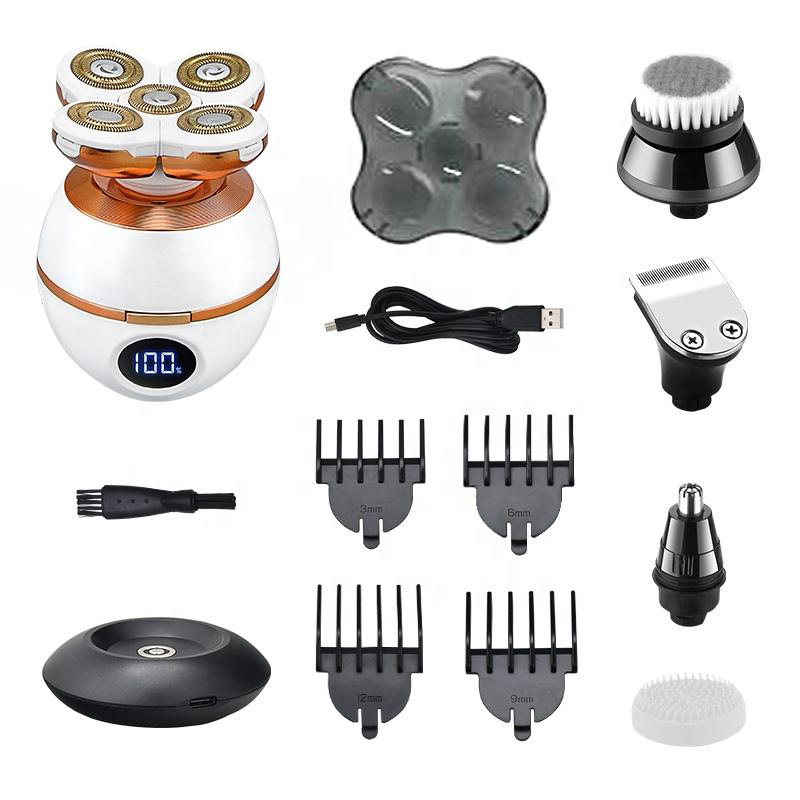 RQ-8870 4D бритва с плавающей головкой, новый дизайн, перезаряжаемая и водонепроницаемая