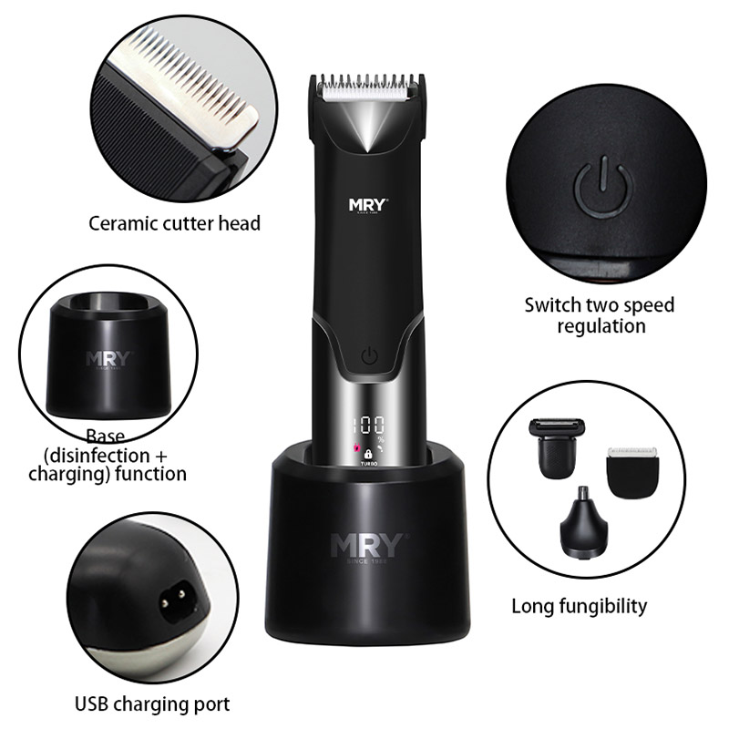 Водонепроницаемый триммер для всего тела MR606 IPX7 Устройство для ухода за всем телом