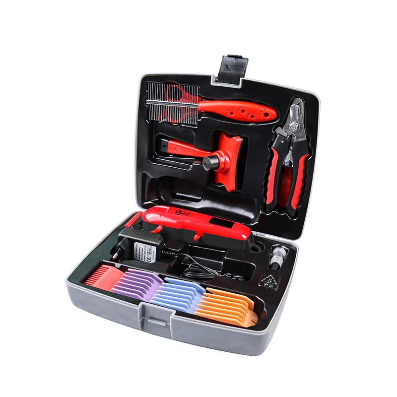 QR P909 Перезаряжаемый компактный набор для стрижки шерсти домашних животных